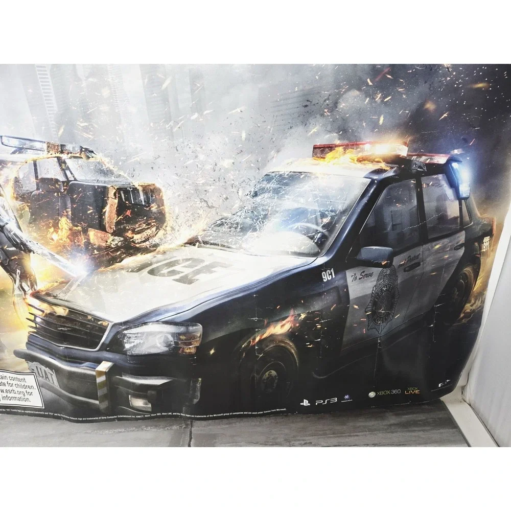 Metal Gear Rising: Revengance 2012 GameStop Promo Poster DS Konami Raiden Jehuty